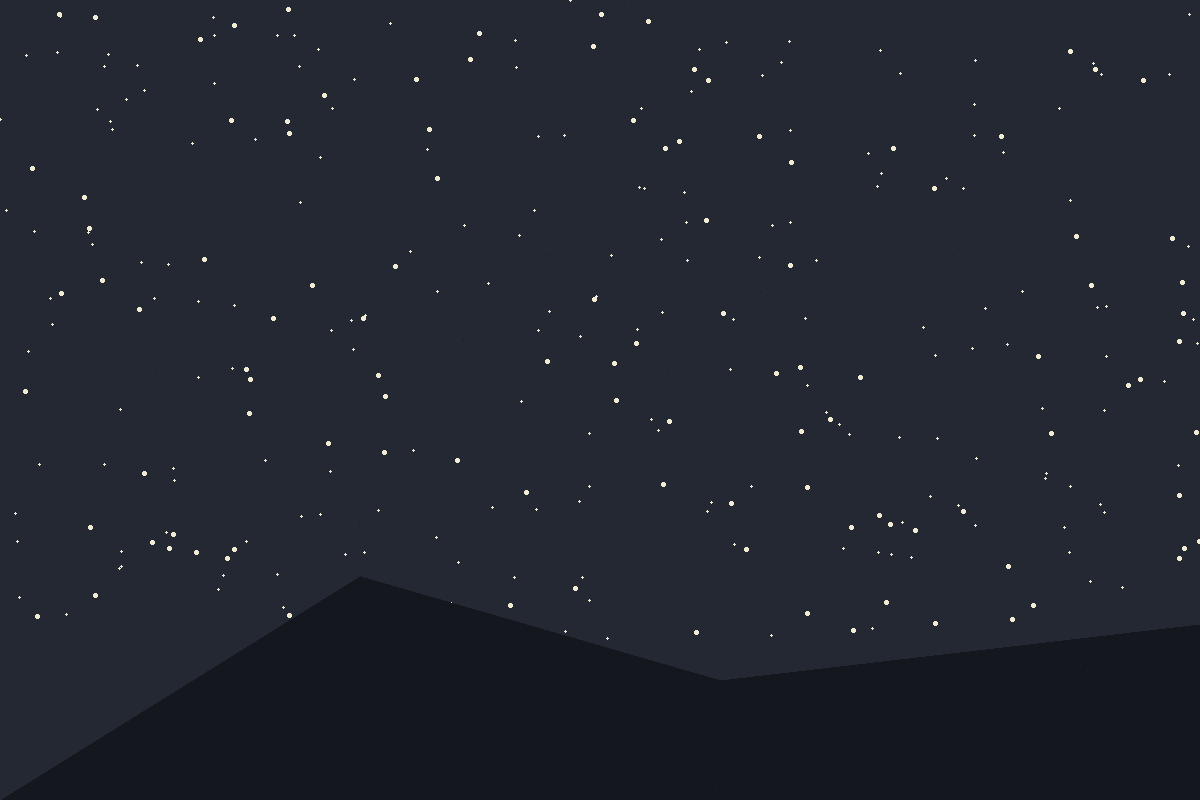 La nuit étoilée au-dessus du gîte Les Magnats